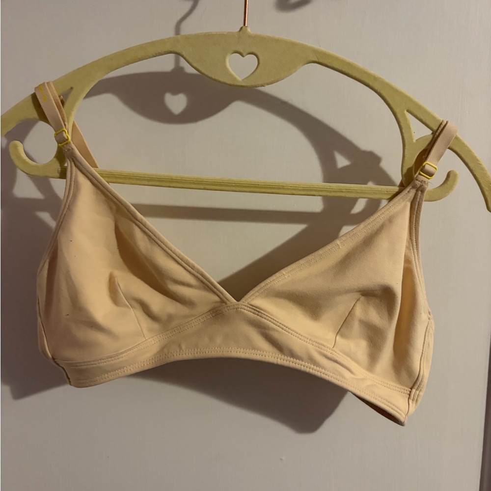 Yellow Berry Wireless Triangle Bra in Pink - Soft Comfort, girl’s first bra
